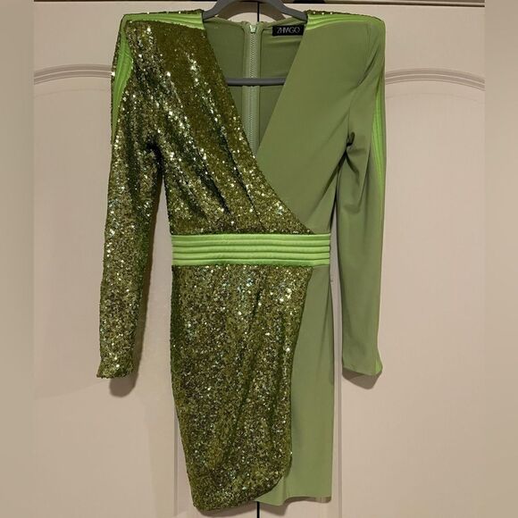 EUC Zhivago Adenine Lime Dress - Picture 7 of 12